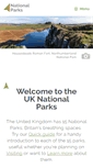 Mobile Screenshot of nationalparks.gov.uk